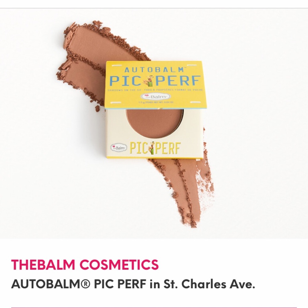 The Balm Autobalm PicPerf St.Charles Ave Eyeshadow